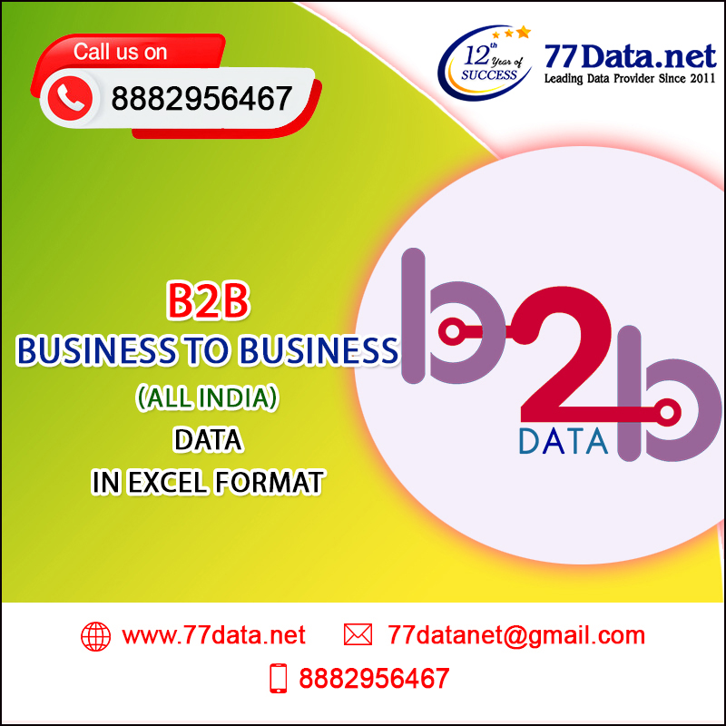All India 2.50 Lakh B2B Companies Database in Excel Format